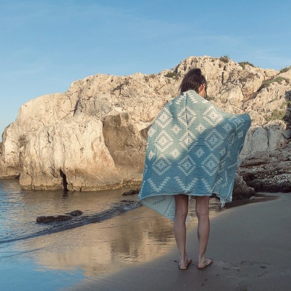Kilim Pastel Green Handwoven – Bild 6